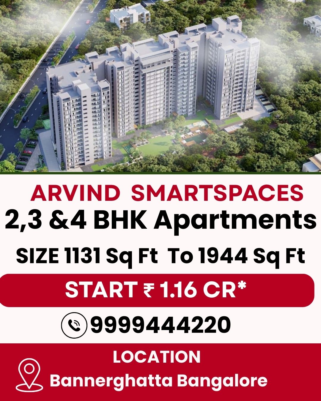 Arvind Smartspaces Bannerghatta Bangalore