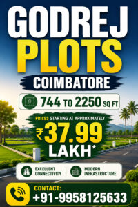 Godrej plots coimbatore for sale