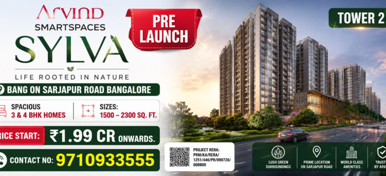 Arvind Smartspaces Sylva Sarjapur Road Premium 3 & 4 BHK Luxury Apartments Arvind Smartspaces Sylva